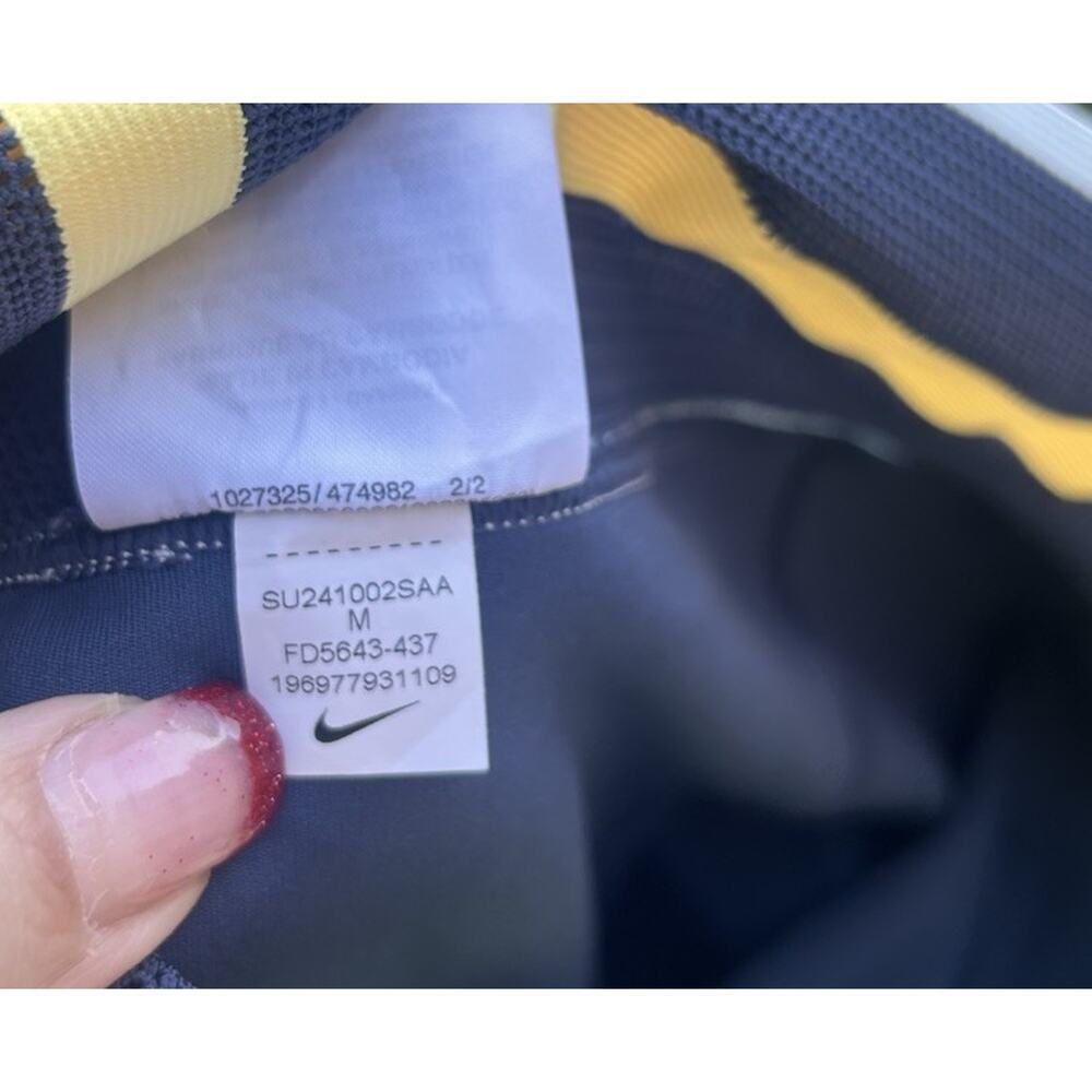 Nike Dri Fit Women’s Skort; Blue With Yellow And Light Blue Stripes; Size M - Picture 5 of 5